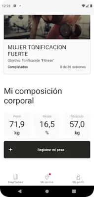 Lleuresport Fitness android App screenshot 1